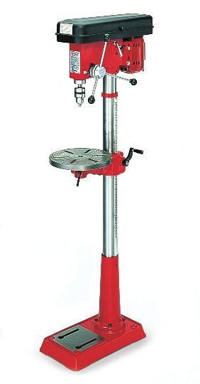 MODEL 630 FLOOR-STYLE DRILL PRESS MODEL 665 3/4 HP, motor with 195-3630 rpm spindle speeds 5/8 chuck with 13 swing MT #2 spindle taper with 3 5/16 travel 67 high with 3 1/8 column diameter 12 1 2