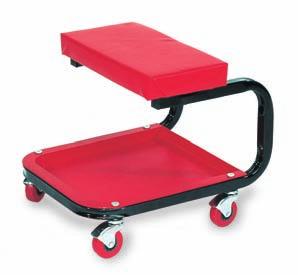 CREEPER SEAT MODEL 3906 Padded, reinforced, oil-resistant vinyl seat (1 3/4 thick) Convenient underseat tray keeps tools and small