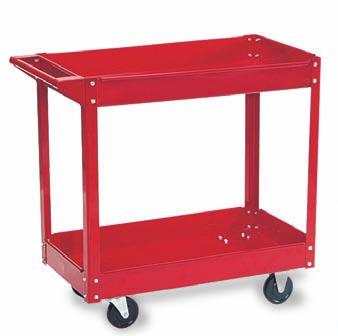MODEL 959 (not shown) Two 16 x 30 trays Heavy gauge steel with tough enamel finish Large 4 casters 30