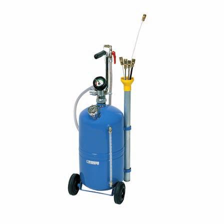 MODEL 8895 MODEL 8880 MODEL 8890 30 GALLON HEAVY-DUTY TRUCK WASTE OIL EVACUATOR WITH CANTILEVER BASIN MODEL 8880 Safe removal of waste fluids through dipstick probes or by placing the cantilever