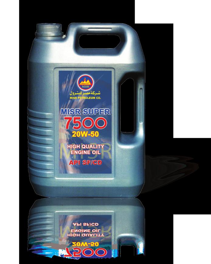MISR SUPER 7500 is a high quality high performance lubricating oil designed for use in gasoline engines.