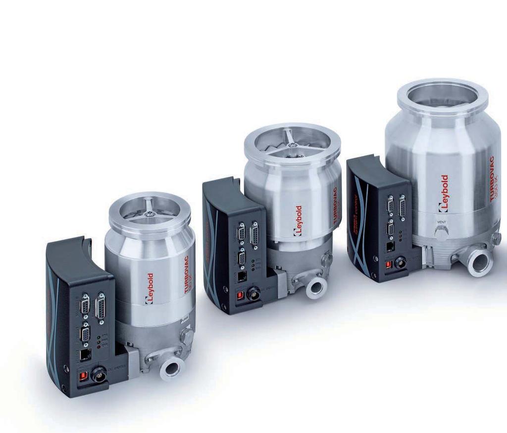 Performance you can rely on Thanks to its variable rotor and drag stage design, the new TURBOVAC ix line provides the right performance for many different processes: for UHV applications and compact