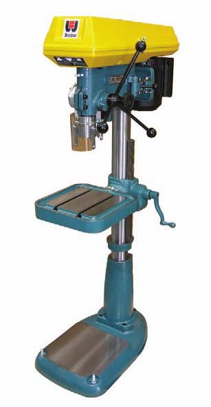 24 hp / 15 rpm Hydramechanic 3M PRODUCT SPECIFICATION DRILLING CAPACITY (mm) MORSE TAPER (MT) TABLE SIZE SQUARE TEE-SLOT (mm) SPINDLE TRAVEL (mm) SOLID COLUMN DIAMETER (mm) SPINDLE TO TABLE