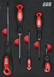 T850061 T850007 5pc Phillips Screwdriver Set in 27pc Hex Key Set in T850006 5pc