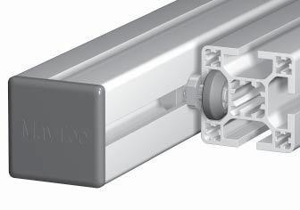 Additional accessories 1.67 Slot rollers For light running sliding doors material: colour: max.
