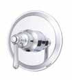 Opulence Collection CUSTOM SHOWER SYSTEMS Single Handle 3/4'' Thermostatic Valve Trim Kit Requires Single Handle 3/4" Thermostatic Valve, D15500-BT, Sold Separately. See Page 56.