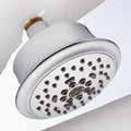 Shower SHOWERHEADS Surge 4 1/2" 5 Function Showerhead 5 Functions: Wide, Centerjet, Aeration, Massage and Wide + Centerjet Brass Ball Joint with Polymer Shell Easy-Glide Selector Ring Easy Clean