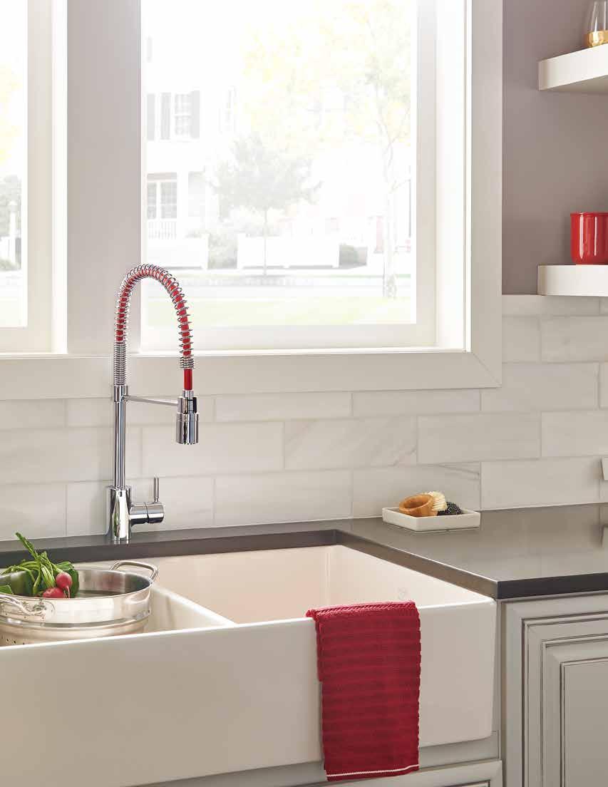 FAUCET ACCESSORIES CAPTIVATING ACCENTS TO FINISH THE LOOK Coordinate the design details of your faucets with matching accessories from Danze by Gerber.