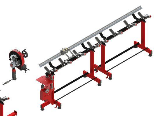 <INNOVATIVE ORBITAL SOLUTIONS The system is delivered with the height-ajustable support bench (CCBSB-X1), additionnal support benches, the starting end stop module and its extensions.