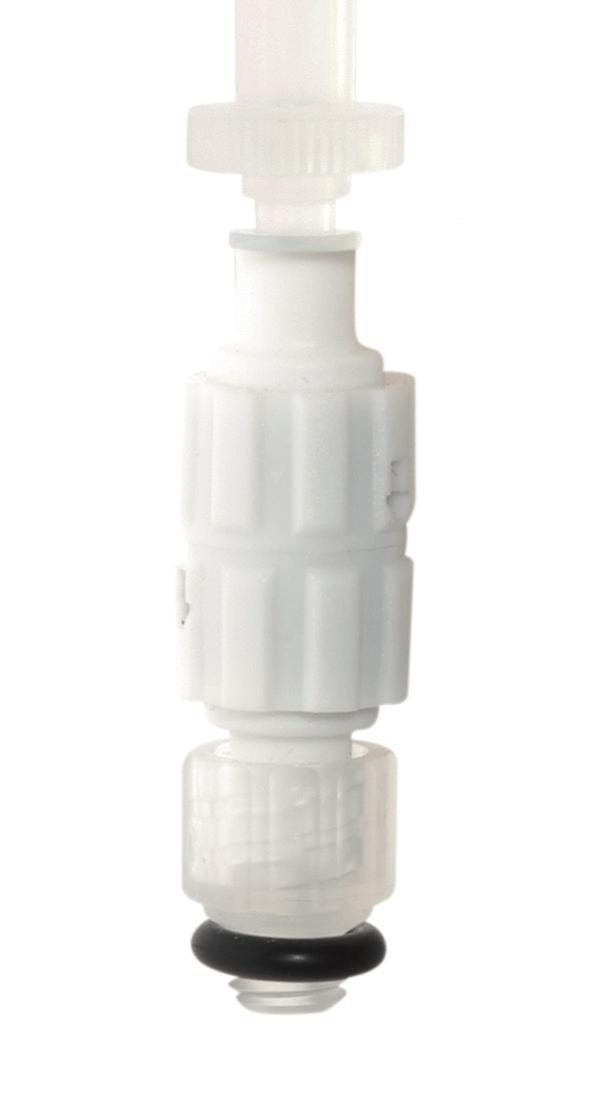 VICI Safety Air Inlet Filter Housing: PP Filter: Cellulose O-ring: NBR* Connection to Cap Luer female for filter The 0.20 µm filter prevents bacterial contamination of the solution Pressure rating 1.