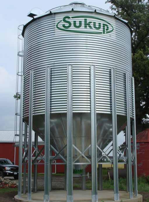 Sukup Strong: Hopper Bottom Bins Sukup Medium-Duty and Heavy-Duty Hopper Bottom Bins are among the strongest in the industry, with wide corrugations, extra-strong stiffeners and heavy-gauge hopper