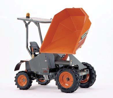 CONCEPT Rigid chassis dumper of 1 to 1,75 ton with optimum relation of total weight and overall sizes.
