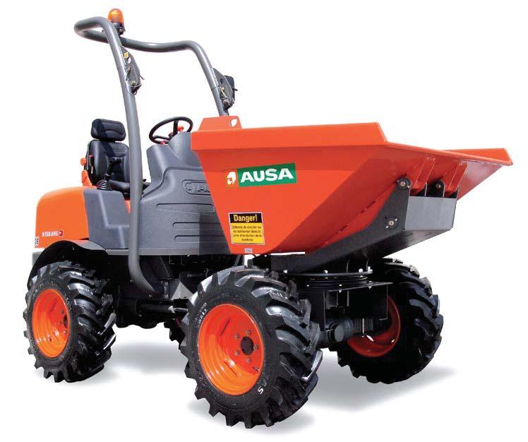 GREAT CAPACITY AND STABLE Total weight distributed through two rear counterweights providing outstanding stability.