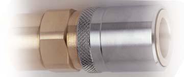 RELIALE AND ROUST ONSTRUTION Designed in brass, stainless steel (coupling release