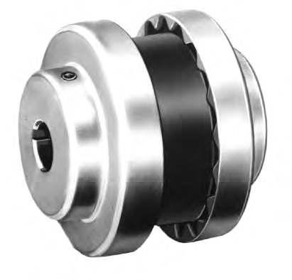 Type J Sure-Flex BTS For Close Coupled Applications D T C E H FLANGES Type J flanges sizes 3.4 and 5 are manufactured of sintered carbon steel.