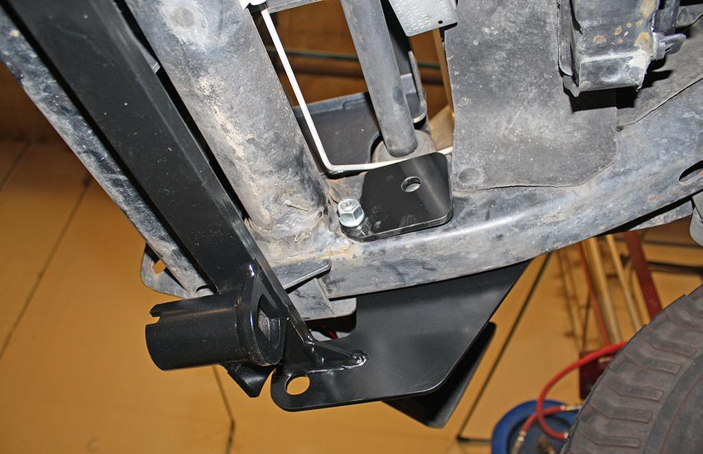 bracket up over the holes and replace the bolts (Fig.E). Note: if the edge of your bumper (Fig.
