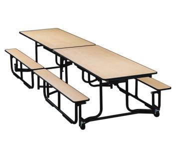 Term Contract 420A Rectangular Tables with Benches Uniframe Series Size Model Net 12' Bench Table Black Frame UF12/BE/BN/PB $ 1169.00 1,018.80 12' Bench Table with Chrome Frame UF12/BE/BN/CH $ 1239.