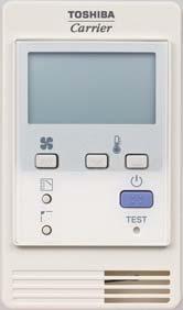 Optional Controllers for Toshiba-Carrier RAV systems Simple Wired Remote Control RBC-AS21UL