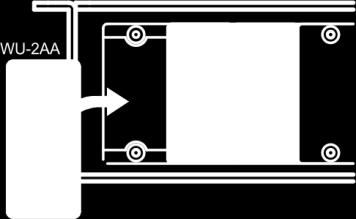 Each blank plate can be removed and replaced with a Kramer passive wall plate insert or connector module for interfacing A/V type signals, if