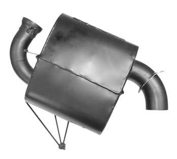is not responsible for the performance or noise of these exhaust systems. These exhaust systems are designed to be lighter and louder than our original lightweight muffler systems.