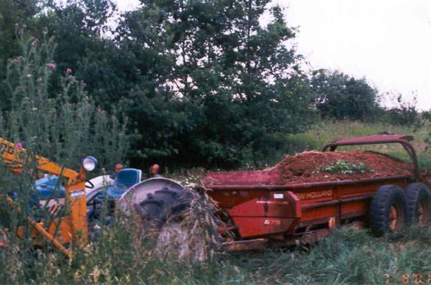 MIFACE INVESTIGATION: #01MI058 SUBJECT: Farmer Run Over by a Tractor and/or Manure Spreader Summary On July 7, 2001, a 58-year old male part-time farmer died from injuries sustained while spreading