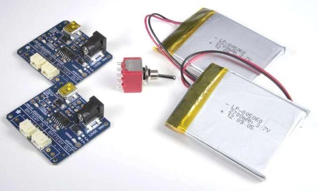 Products Used: The examples in this tutorial are based on the Adafruit USB / DC LiPo Charger (http://adafru.it/280). But it will work equally well with our USB LiPo Charger V1.2 (http://adafru.