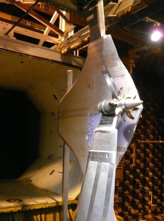 NASA HWB Open Rotor Noise Assessment NASA Glenn projection of best open rotor source levels in 2025 NASA Langley/Boeing Experimental