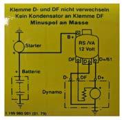 Language version: German Width: 350 mm Height: 250 mm Label 1019174 Label DC 12 V Voltage