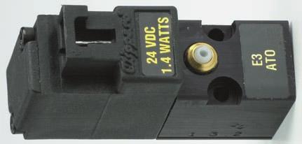 900.80.59.79.50.035.035 supply port #10-3 thd. output port #10-3 thd. E3-1WO- 1.15 Mounting: There are two mounting holes for 3-56 screws Ports: Valve body tapped for 10-3 ports (M5 metric optional).
