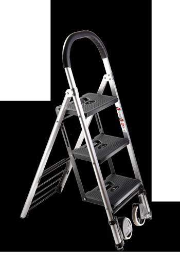 Using Your Ladder Cart To use your Ladder Cart as a ladder,