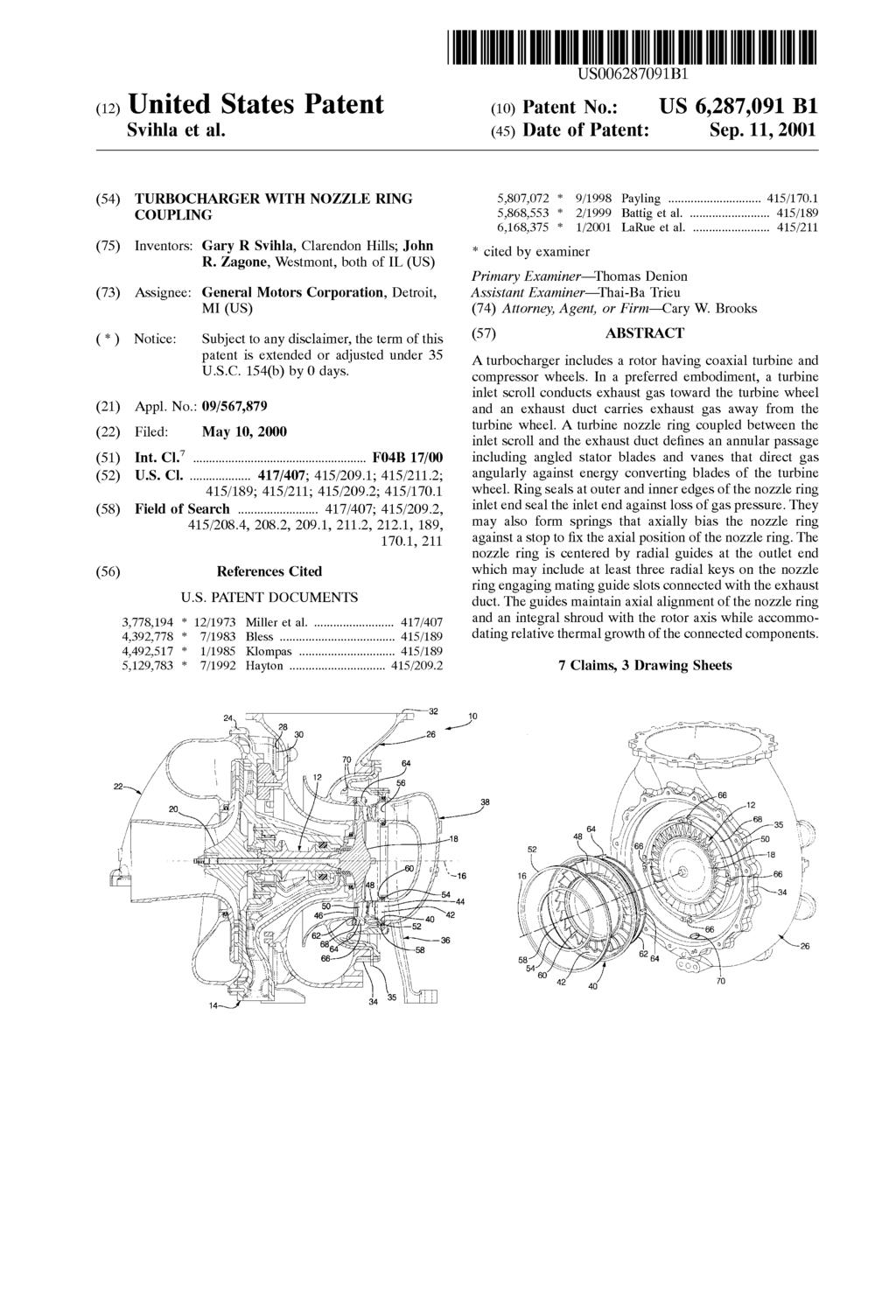 (12) United States Patent Swihla et al. USOO6287091B1 (10) Patent No.: (45) Date of Patent: US 6,287,091 B1 Sep.