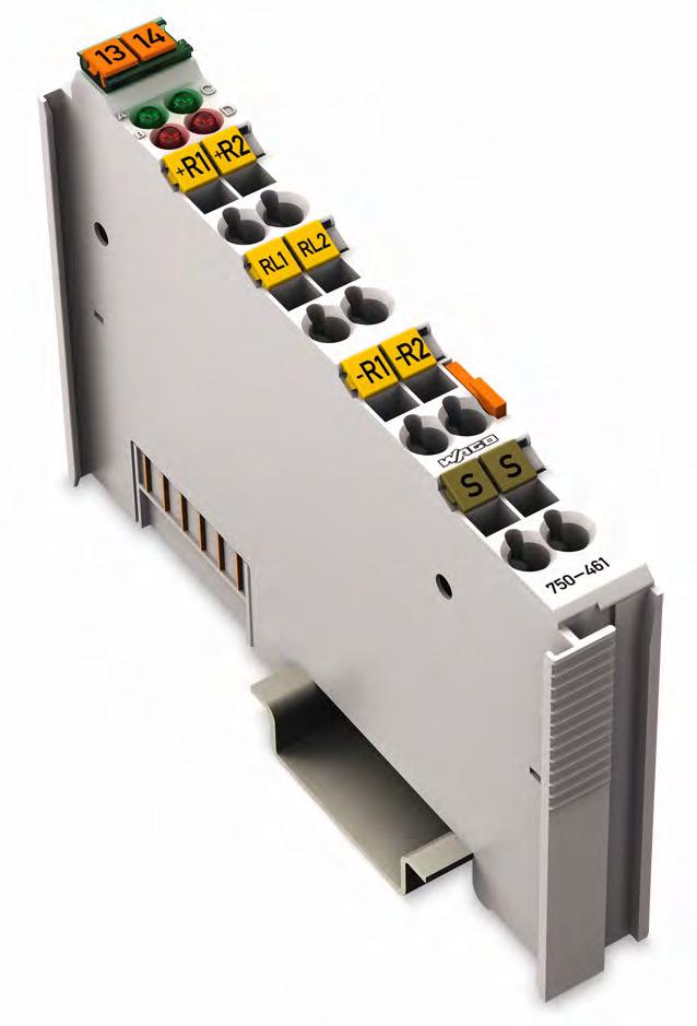 Printview: 2-channel analog input module; Pt00 / RTD;
