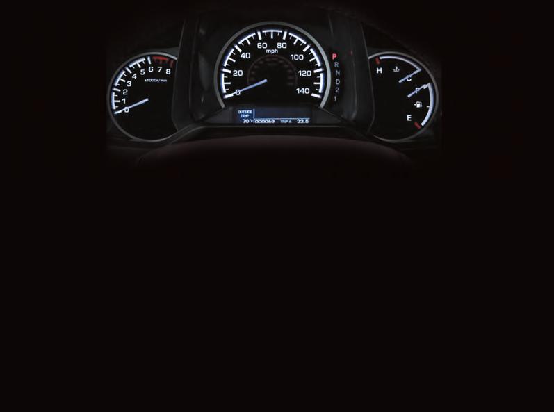 2010 Ridgeline Condition Indicators: Action is needed by driver.
