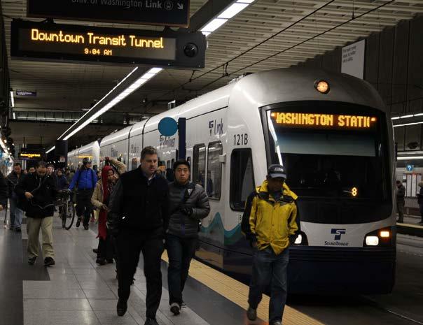 March 2019: Seattle Transit Tunnel for Light Rail ONLY Supports light rail expansion and Convention Center addition Brings routes 41, 74, 101, 102, 150, 255 and 550 to downtown surface streets Adds
