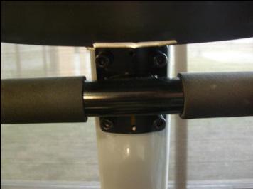 to the console mast being careful to support the handlebar (Figure C).