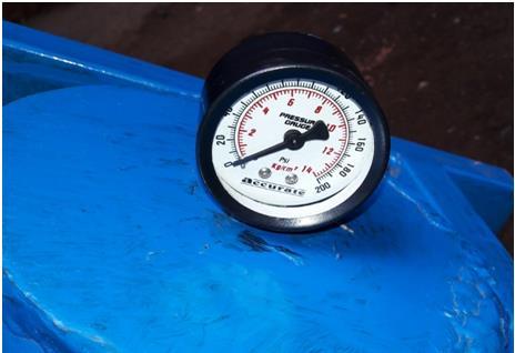 4. Air Storage Tank with Pressure Gauge: Air Tank is store pressurize compressed air & supply this pressurize air for various use when required.