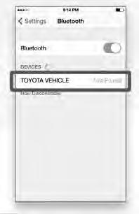 Initiate Bluetooth on your Entune Multimedia Head Unit Once you have Bluetooth enabled on your phone and ready to pair, you will need to initiate Bluetooth on your Entune head unit.