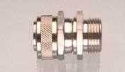 Conduits & IP rating KF-E Fixed For uncovered conduit Fixed straight male Metallic KEU - IP40 Can be zinc/nickel plated