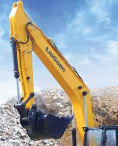 TOUGH & DURABLE STRUCTURES The use of thick, high-tensile steel components, internal baffling and stress-relieved plates, make the structures on LiuGong E-series excavators strong and reliable.