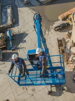 Large Self-Propelled Telescopic Boom Lifts Engine-Powered Rotating Jibs for Precise Positioning These booms feature the industry s only horizontally rotating jibs above