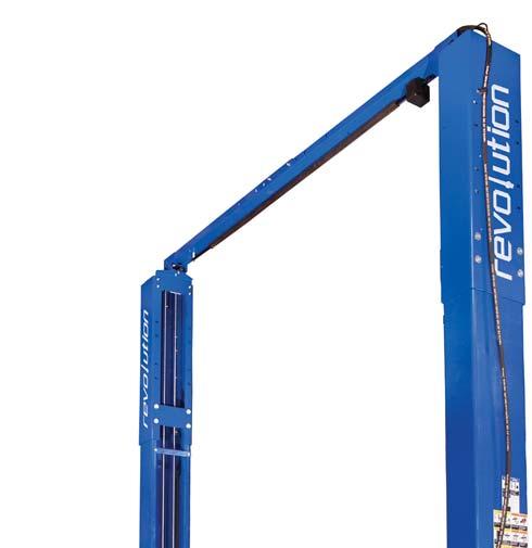 Two - Post Lifts / 12,000 lbs. capacities R12 FEATURES: 2-stage front and rear arms Two-Post Lift / 12,000 lbs.