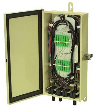 LightLink 500 Optical Splicing and Distribution Enclosure The LightLink (LL) 500 Optic Splicing and Distribution Enclosure provides for organizing, splicing and interconnecting fibers in broadband,