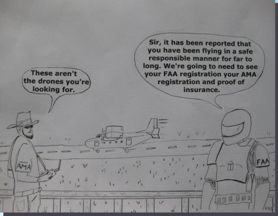 From the FAA Frequently Asked Questions regarding the UAS Certificate of Registration: How do I prove I am registered?