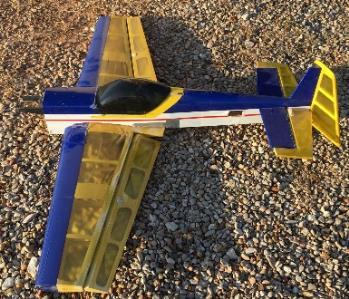 Thunder Tiger Trainer 60 Wingspan $20 Airframe, motor mount and landing gear