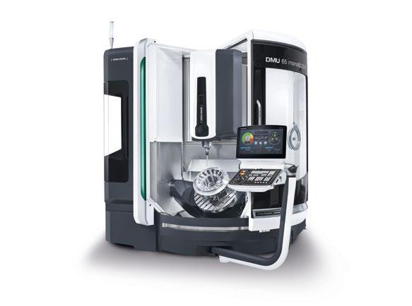The 5-axis version allows machining of high-tech workpieces up to 1,400 mm 55 in in diameter and 2,600 kg 5,732 lbs in weight.