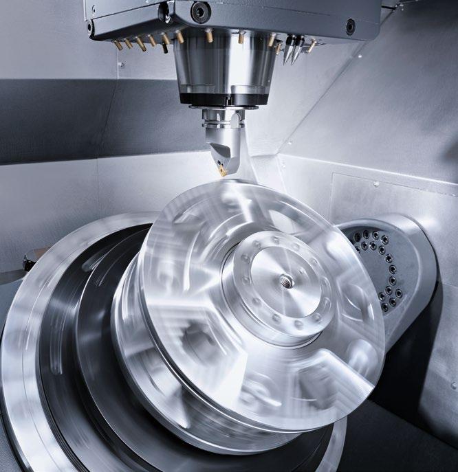 Applications and parts Highlights Control technology Overview Mill-turn technology DMU 65 / 85 / 105 / 125 FD AND DMC 65 / 85 FD Mill-turn technology for complete machining HIGHLIGHTS OF THE DMU DMC