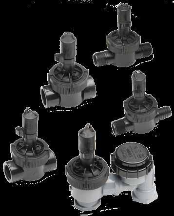 flexibility for any residential application. The EZ-Flo valves heavy duty jar top designs make servicing fast and simple without the need for removing screws or fasteners.