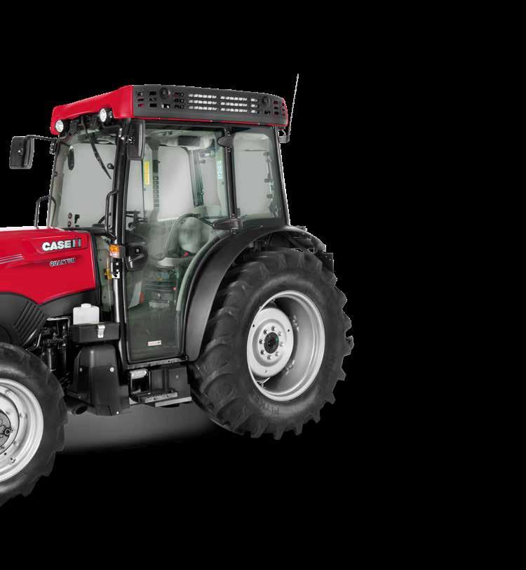 FRESH AIR WHATEVER THE WORK The new Quantum tractors are available with a switchable air filtration system that can be easily altered according to the task.