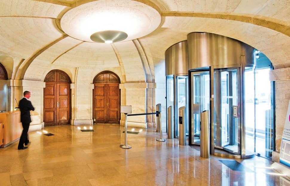 dormakaba Security Revolving Doors Architectural and design consultation Project support at every phase.