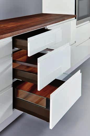 apron Top drawer: Standard system in white Top drawer: Standard system in